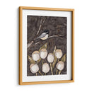 Chickadee Y Tulipanes I - Jade Reynolds | Cuadro decorativo de Canvas Lab