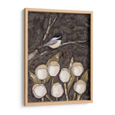 Chickadee Y Tulipanes I - Jade Reynolds | Cuadro decorativo de Canvas Lab