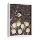Chickadee Y Tulipanes I - Jade Reynolds | Cuadro decorativo de Canvas Lab