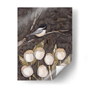 Chickadee Y Tulipanes I - Jade Reynolds | Cuadro decorativo de Canvas Lab