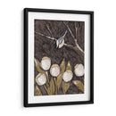 Chickadee Y Tulipanes Ii - Jade Reynolds | Cuadro decorativo de Canvas Lab
