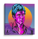 Tony Montana a color | Cuadro decorativo de Canvas Lab
