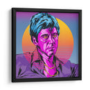 Tony Montana a color | Cuadro decorativo de Canvas Lab