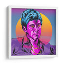 Tony Montana a color | Cuadro decorativo de Canvas Lab