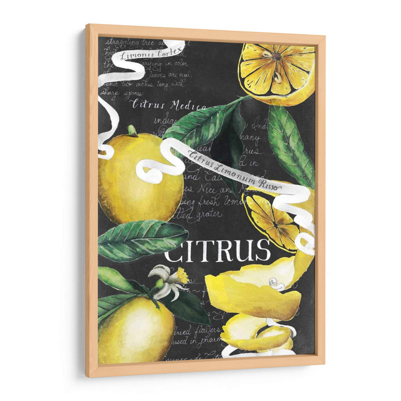 Pizarra Citrus Ii - Grace Popp | Cuadro decorativo de Canvas Lab