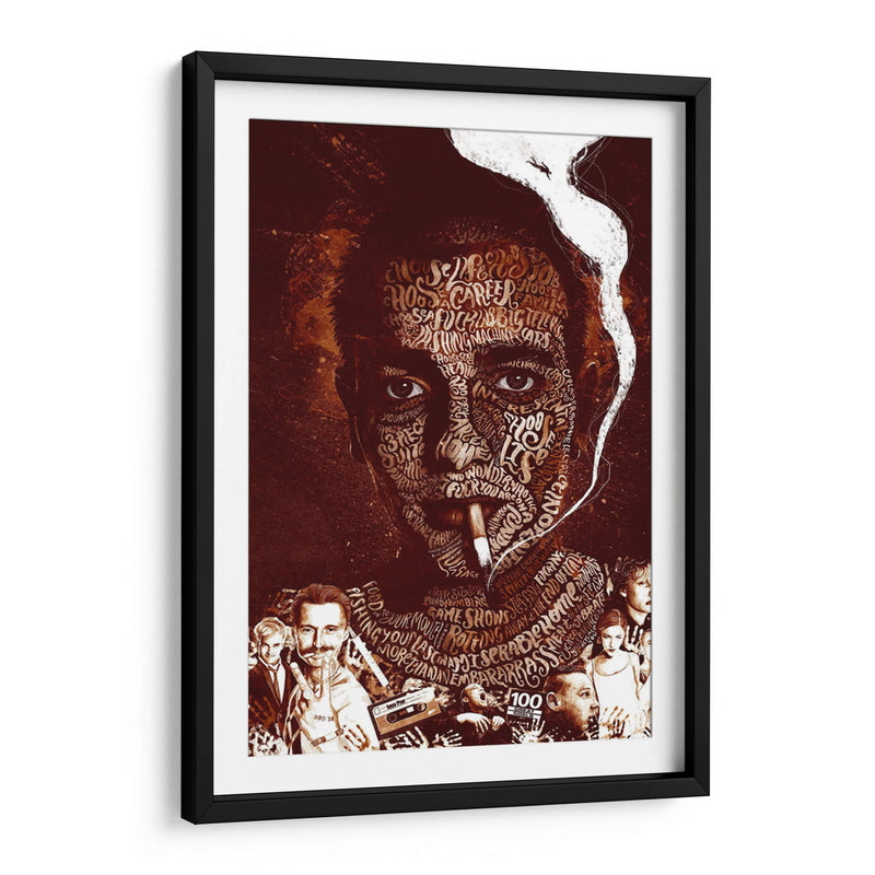 Trainspotting letters | Cuadro decorativo de Canvas Lab