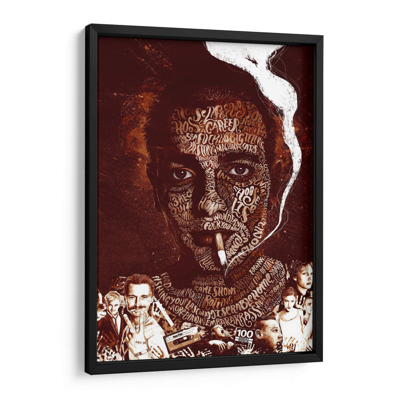 Trainspotting letters | Cuadro decorativo de Canvas Lab