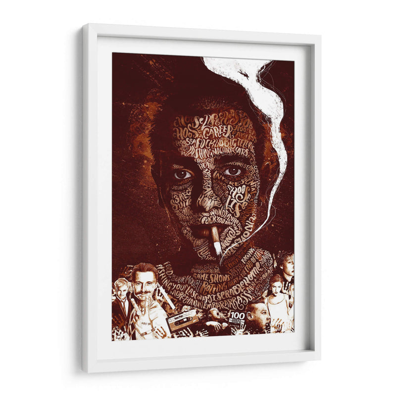 Trainspotting letters | Cuadro decorativo de Canvas Lab