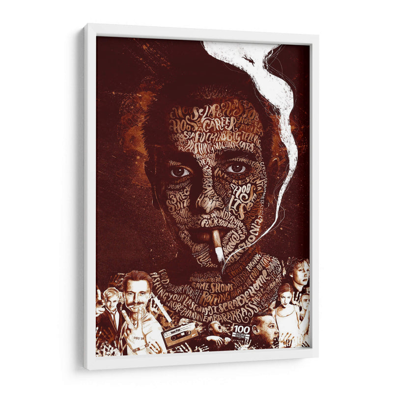 Trainspotting letters | Cuadro decorativo de Canvas Lab