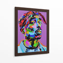 Tupac a color | Cuadro decorativo de Canvas Lab