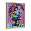 Tupac a color | Cuadro decorativo de Canvas Lab