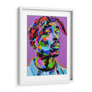 Tupac a color | Cuadro decorativo de Canvas Lab