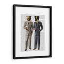 Bulldogs En Trajes - Fab Funky | Cuadro decorativo de Canvas Lab