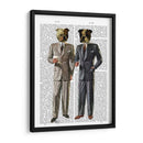 Bulldogs En Trajes - Fab Funky | Cuadro decorativo de Canvas Lab