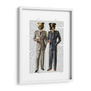 Bulldogs En Trajes - Fab Funky | Cuadro decorativo de Canvas Lab