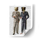 Bulldogs En Trajes - Fab Funky | Cuadro decorativo de Canvas Lab