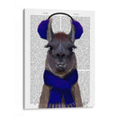 Chilly Llama, Azul - Fab Funky | Cuadro decorativo de Canvas Lab