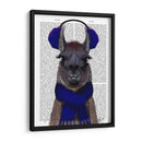 Chilly Llama, Azul - Fab Funky | Cuadro decorativo de Canvas Lab