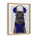 Chilly Llama, Azul - Fab Funky | Cuadro decorativo de Canvas Lab