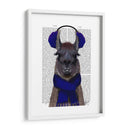 Chilly Llama, Azul - Fab Funky | Cuadro decorativo de Canvas Lab