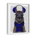 Chilly Llama, Azul - Fab Funky | Cuadro decorativo de Canvas Lab