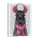 Llama Frío, Rosa - Fab Funky | Cuadro decorativo de Canvas Lab