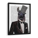 Llama En Esmoquin - Fab Funky | Cuadro decorativo de Canvas Lab