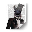 Llama En Esmoquin - Fab Funky | Cuadro decorativo de Canvas Lab