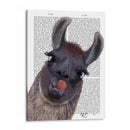 Llama Tonta - Fab Funky | Cuadro decorativo de Canvas Lab