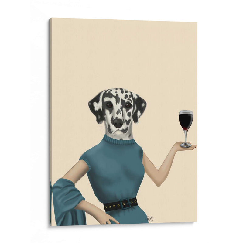 Snob Del Vino Dalmático - Fab Funky | Cuadro decorativo de Canvas Lab