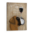 Perro Au Vin Boxeador - Fab Funky | Cuadro decorativo de Canvas Lab