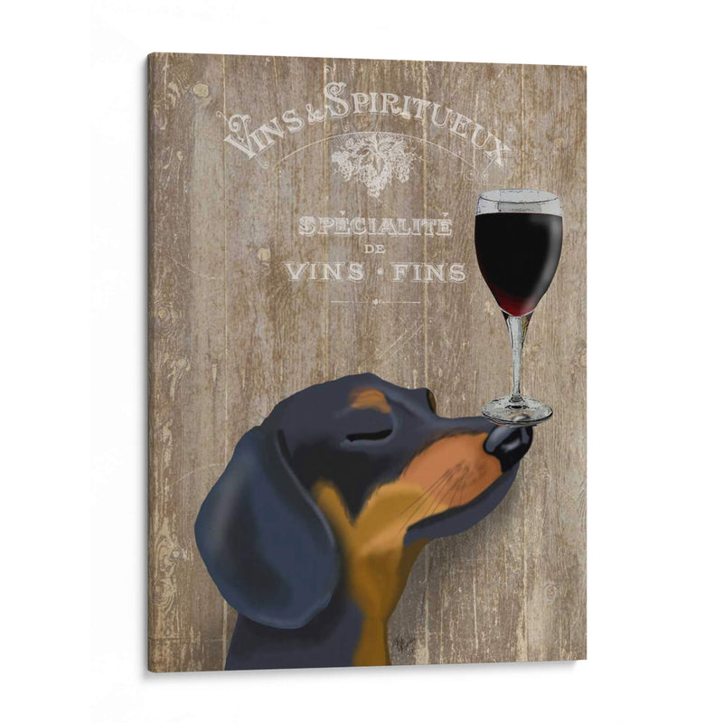 Perro Au Vin Dachshund - Fab Funky | Cuadro decorativo de Canvas Lab