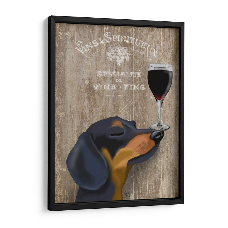 Perro Au Vin Dachshund - Fab Funky | Cuadro decorativo de Canvas Lab