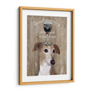 Perro Au Vin Galgo - Fab Funky | Cuadro decorativo de Canvas Lab