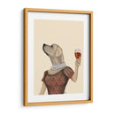 Snob De Vino De Labrador Amarillo - Fab Funky | Cuadro decorativo de Canvas Lab