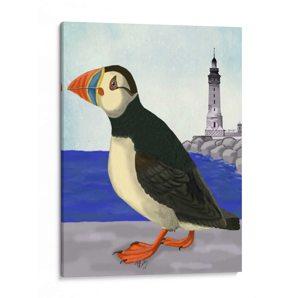 Frailecillo En El Muelle - Fab Funky | Cuadro decorativo de Canvas Lab