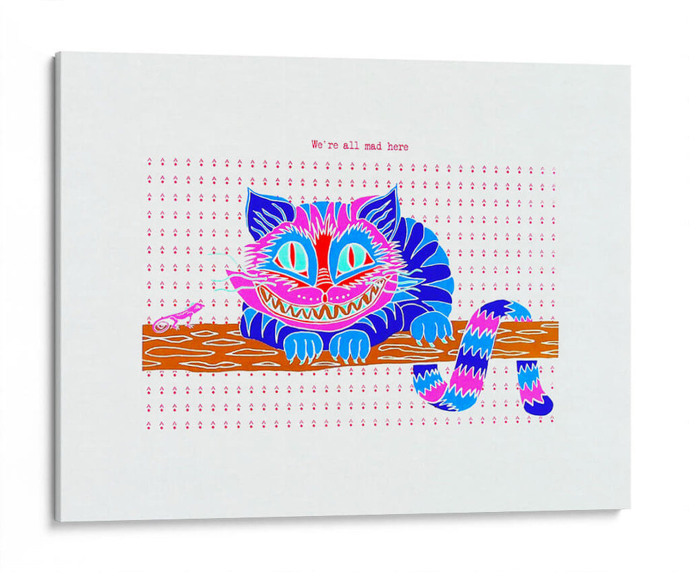We're all mad here | Cuadro decorativo de Canvas Lab