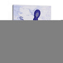 Octopus Azul 1 En Mapa Náutico - Fab Funky | Cuadro decorativo de Canvas Lab