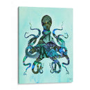 Pulpo De Pescado Azul - Fab Funky | Cuadro decorativo de Canvas Lab