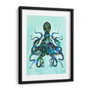 Pulpo De Pescado Azul - Fab Funky | Cuadro decorativo de Canvas Lab