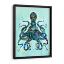 Pulpo De Pescado Azul - Fab Funky | Cuadro decorativo de Canvas Lab