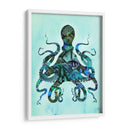 Pulpo De Pescado Azul - Fab Funky | Cuadro decorativo de Canvas Lab