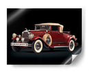 1930 Pierce Arrow Model A Convertible | Cuadro decorativo de Canvas Lab