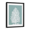 Árbol De Coral En La Niebla Azul / Verde - Fab Funky | Cuadro decorativo de Canvas Lab
