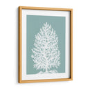 Árbol De Coral En La Niebla Azul / Verde - Fab Funky | Cuadro decorativo de Canvas Lab