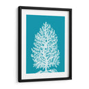 Árbol De Coral Blanco En Azul Marino - Fab Funky | Cuadro decorativo de Canvas Lab