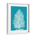 Árbol De Coral Blanco En Azul Marino - Fab Funky | Cuadro decorativo de Canvas Lab