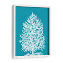 Árbol De Coral Blanco En Azul Marino - Fab Funky | Cuadro decorativo de Canvas Lab