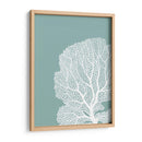Corales Blancos En Niebla Azul Verde B - Fab Funky | Cuadro decorativo de Canvas Lab
