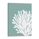 Corales Blancos En Niebla Azul Verde D - Fab Funky | Cuadro decorativo de Canvas Lab